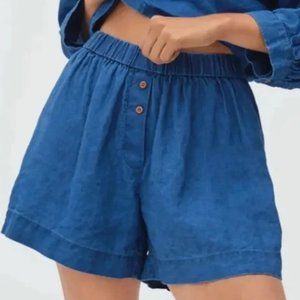 Everlane Linen Boxer Shorts Size Small